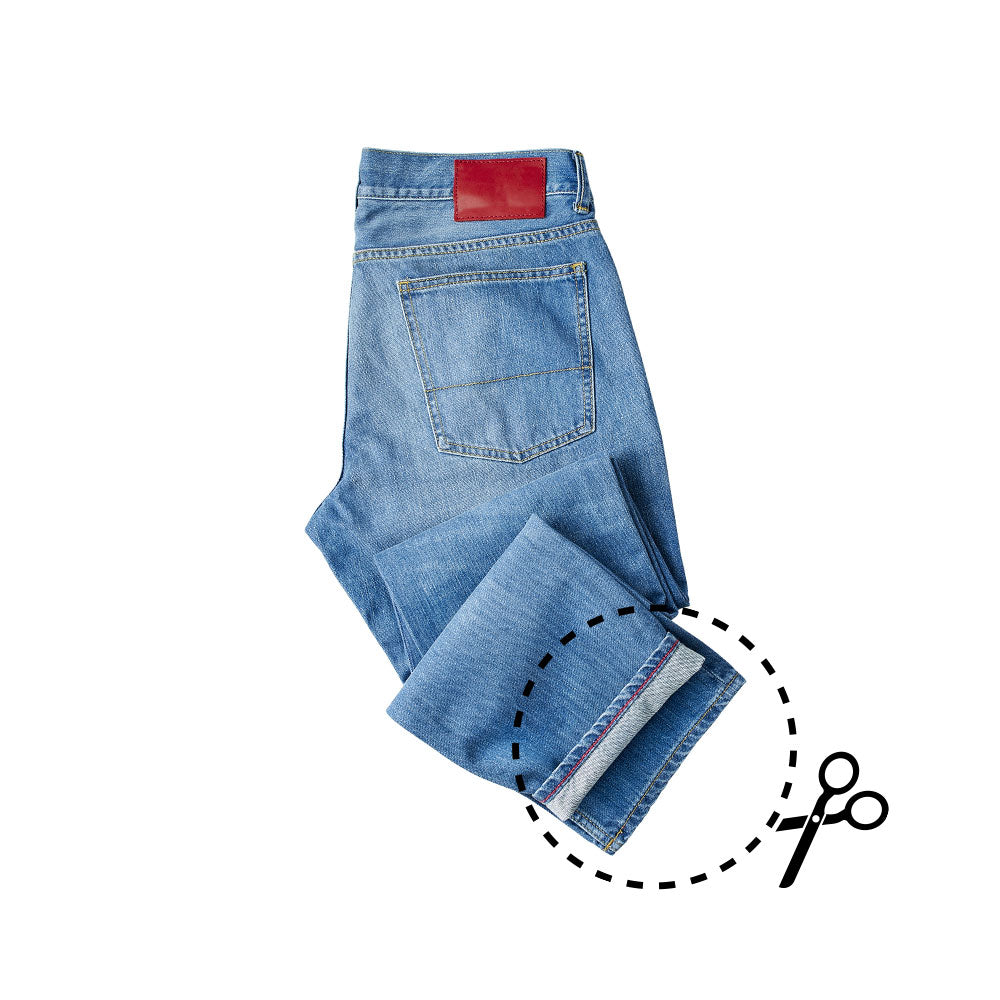 【パンツ】ジーンズの丈直し(詰めのみ)
