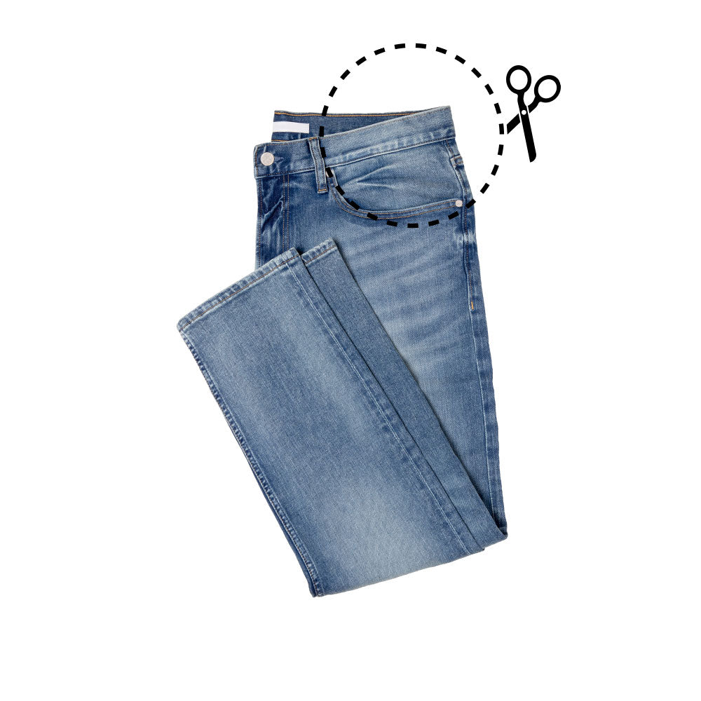 【パンツ】ジーンズのウエスト詰めのお直し